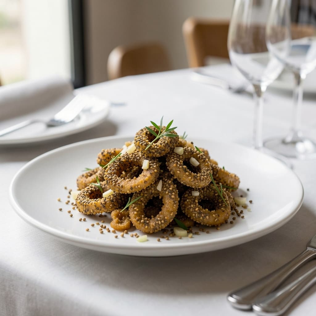 Ajwaini Calamari