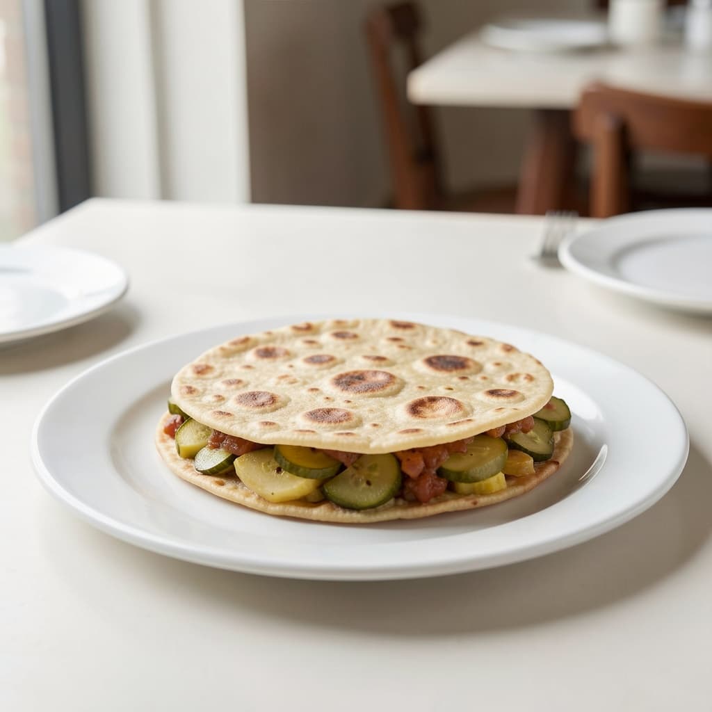 Butter Pickle Paratha